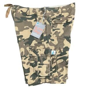 Wonderwall Men’s Cargo Camo Shorts Mens 40 Vtg Utility Surf Y2K Size 40 NWT